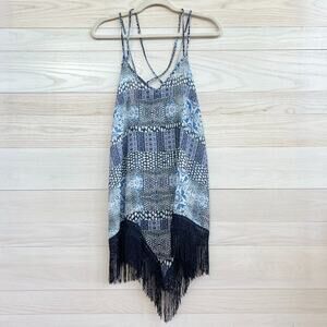 OndadeMar Blue Printed Cover Up NWOT